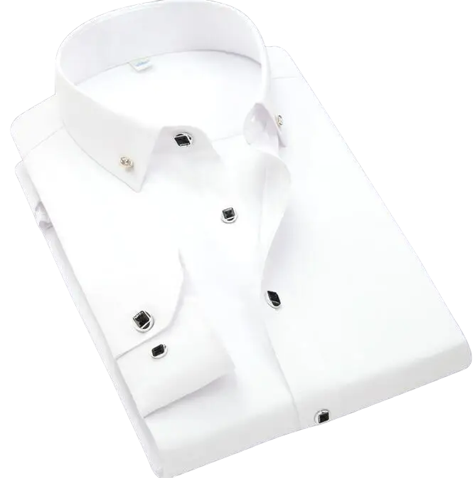 CAMISA BLANCA MANGA LARGA UNISEX