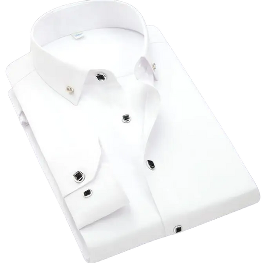 CAMISA BLANCA MANGA LARGA UNISEX